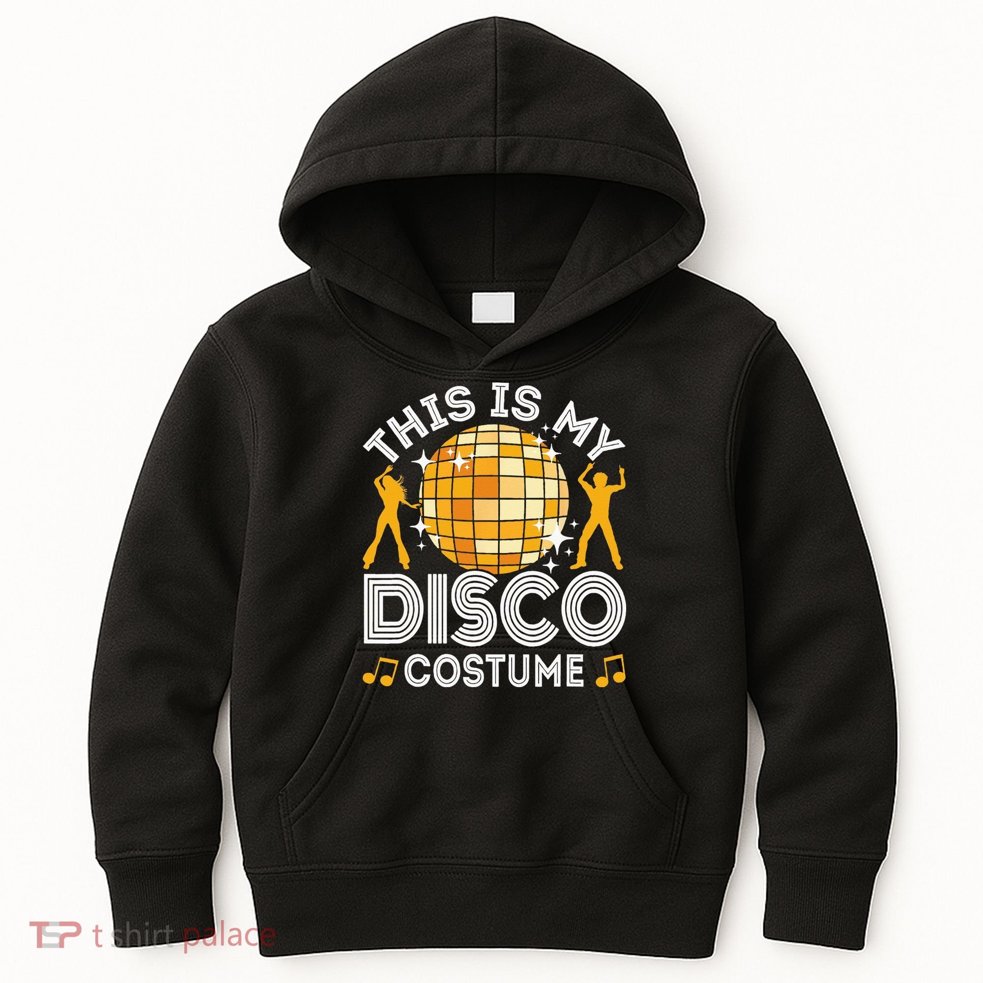 This Is My Disco Costume 70s 80s Party Outfit Halloween Kids Hoodie