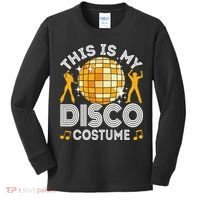 This Is My Disco Costume 70s 80s Party Outfit Halloween Kids Long Sleeve Shirt thumb 0