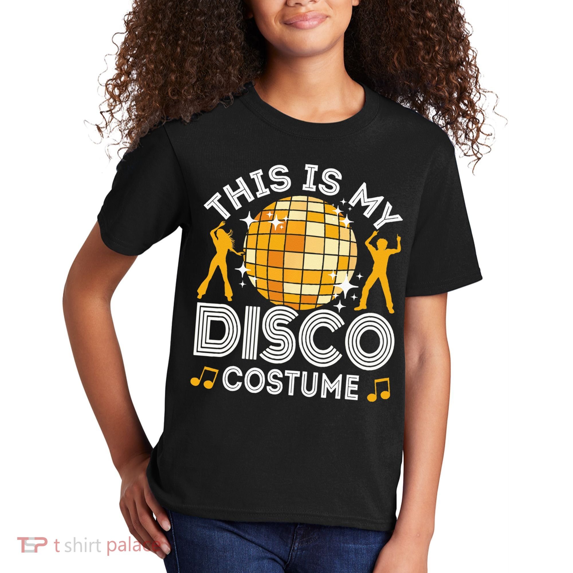 This Is My Disco Costume 70s 80s Party Outfit Halloween Kids T-Shirt