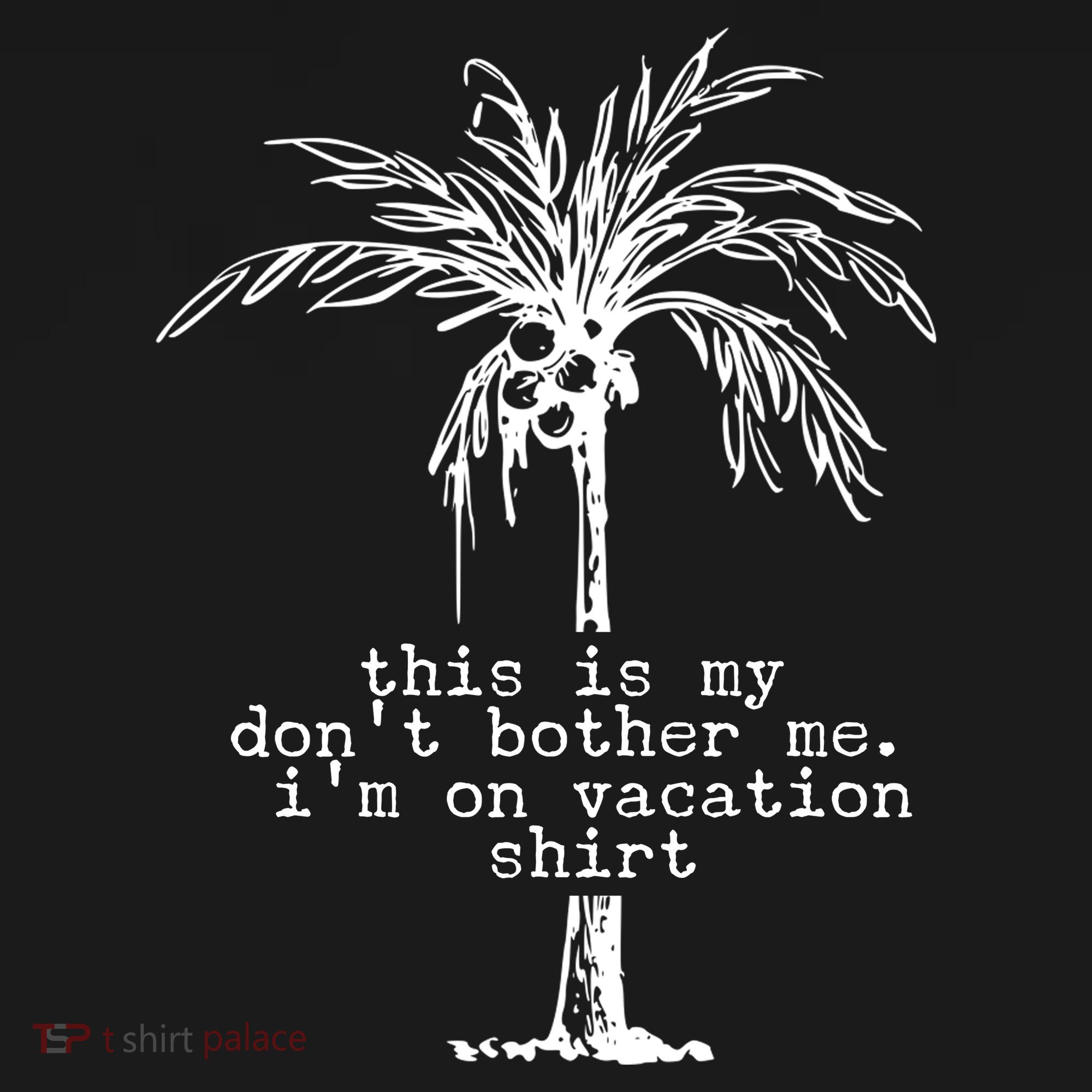 This Is My Don't Bother Me I'm On Vacation Apron