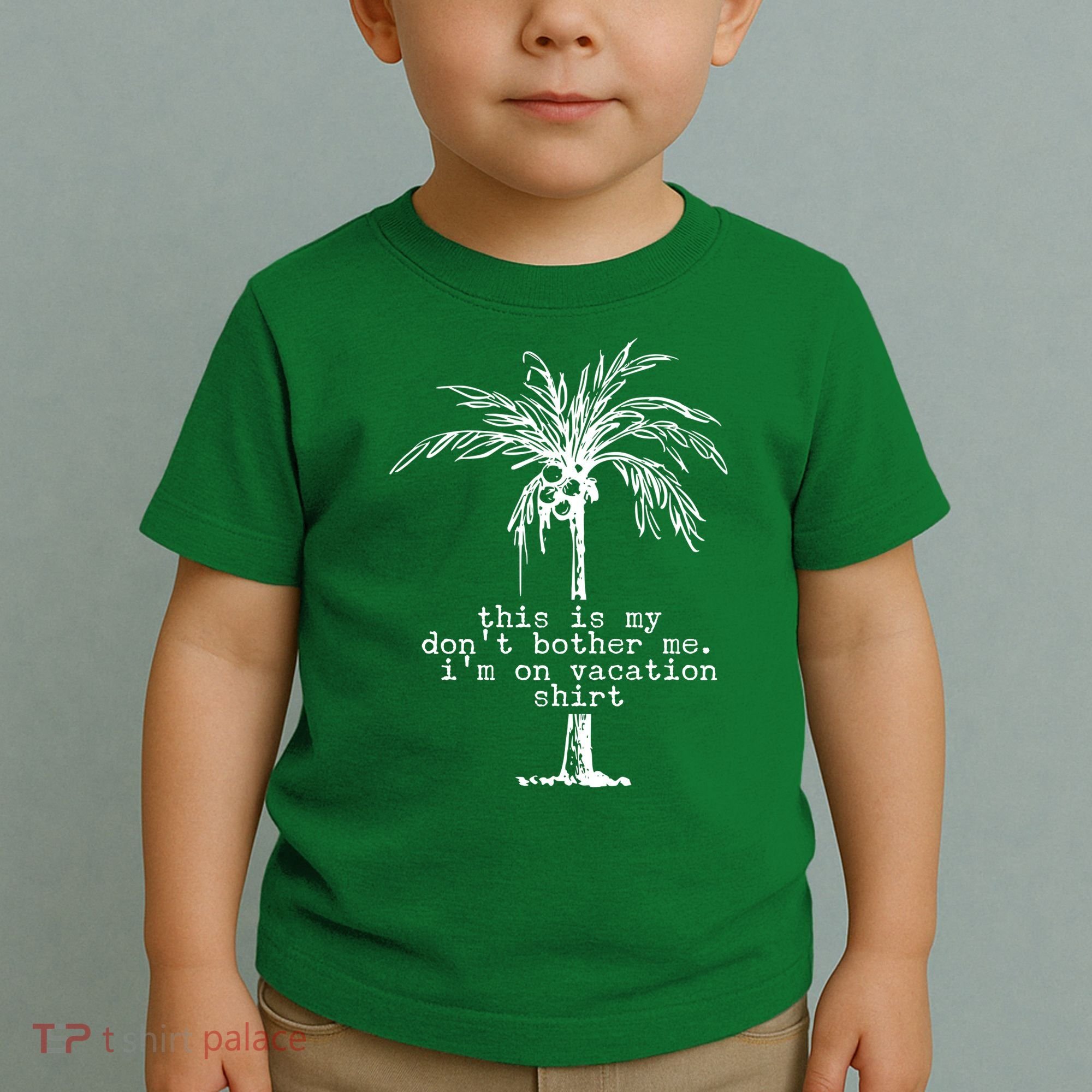 This Is My Don't Bother Me I'm On Vacation Toddler T-Shirt