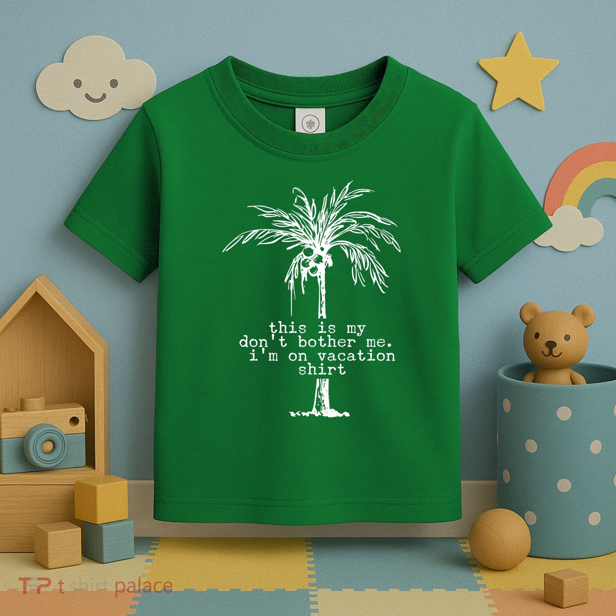 This Is My Don't Bother Me I'm On Vacation Toddler T-Shirt