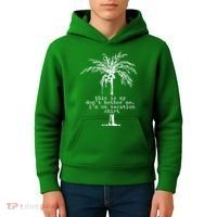 This Is My Don't Bother Me I'm On Vacation Kids Hoodie thumb 4