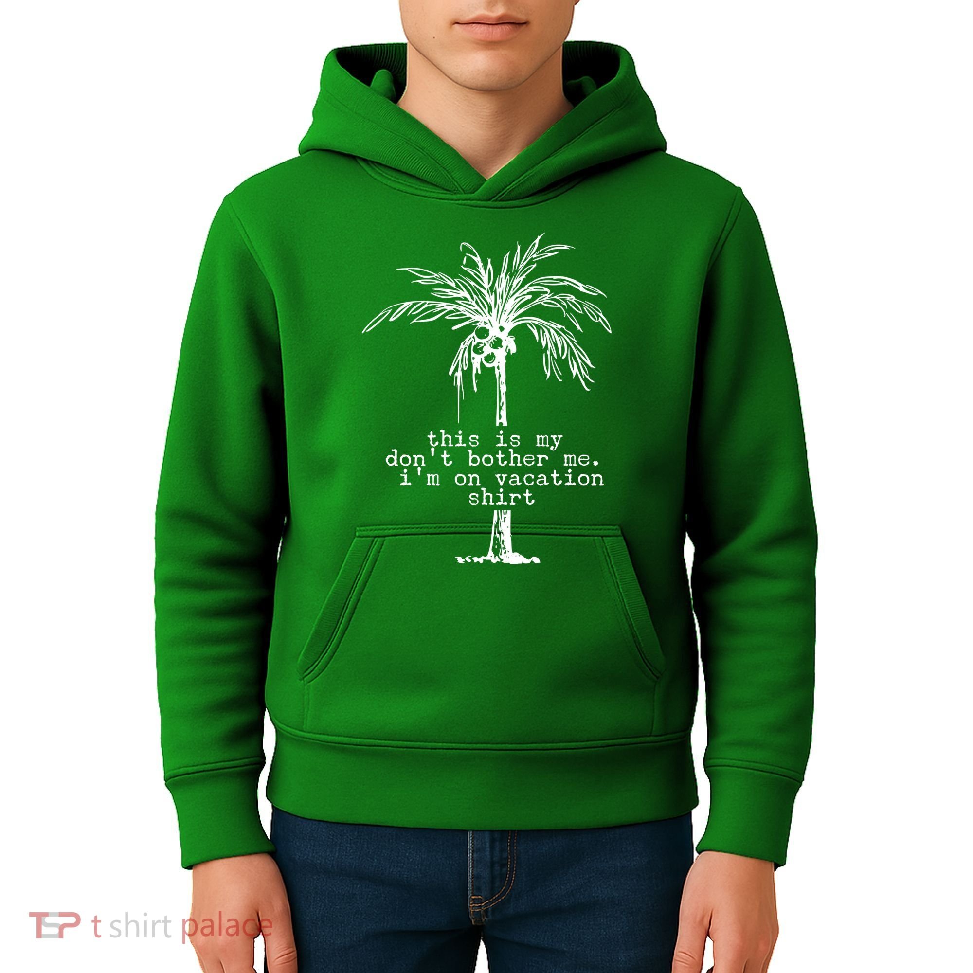This Is My Don't Bother Me I'm On Vacation Kids Hoodie