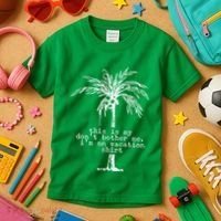 This Is My Don't Bother Me I'm On Vacation Kids T-Shirt thumb 3