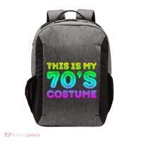 This Is My 70s Costume, 1970s Party Vector Backpack thumb 0