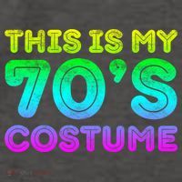 This Is My 70s Costume, 1970s Party Vector Backpack thumb 2