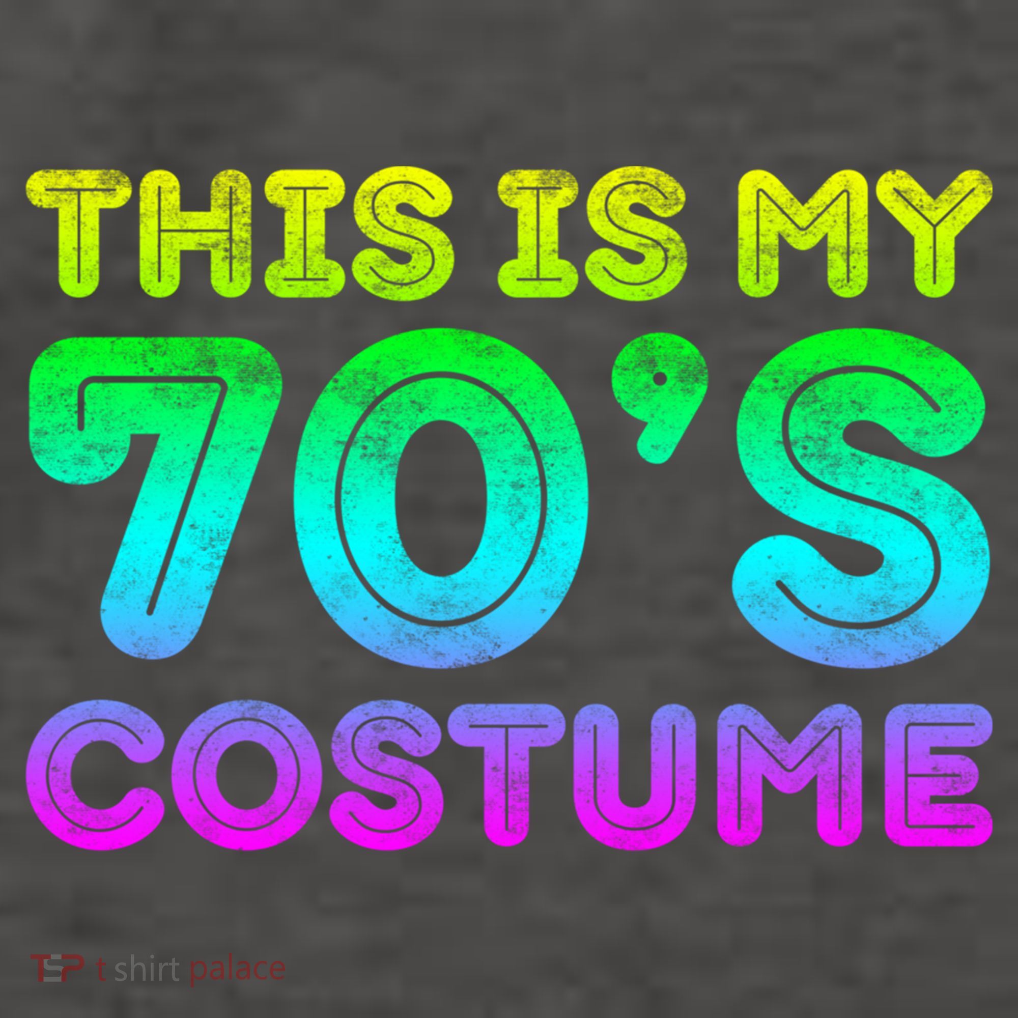 This Is My 70s Costume, 1970s Party Vector Backpack