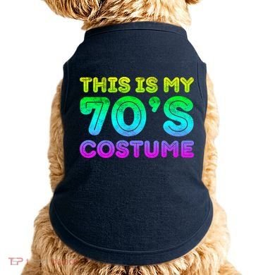 This Is My 70s Costume, 1970s Party Doggie Tank