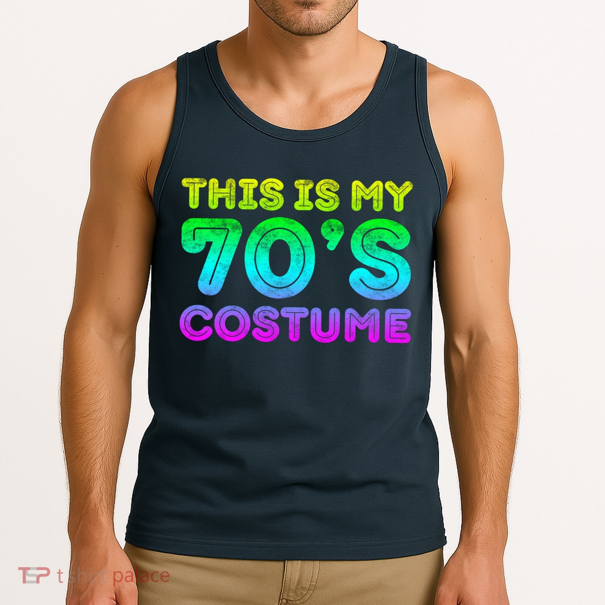 This Is My 70s Costume, 1970s Party Tank Top