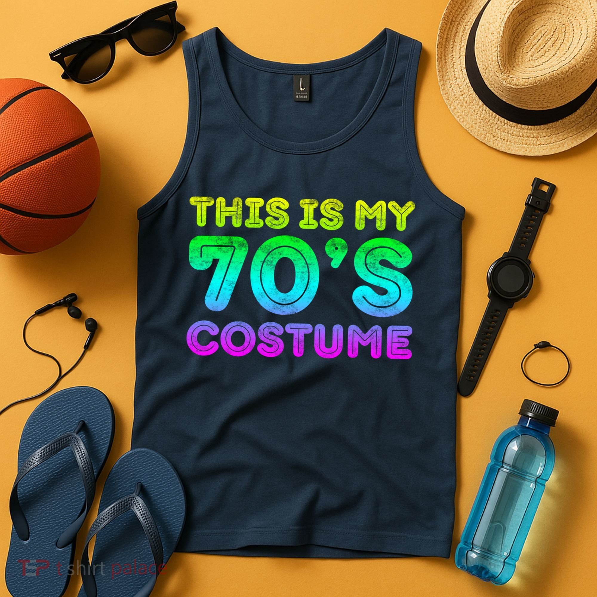 This Is My 70s Costume, 1970s Party Tank Top