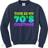 This Is My 70s Costume, 1970s Party Kids Sweatshirt thumb 0