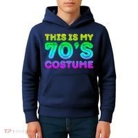 This Is My 70s Costume, 1970s Party Kids Hoodie thumb 4