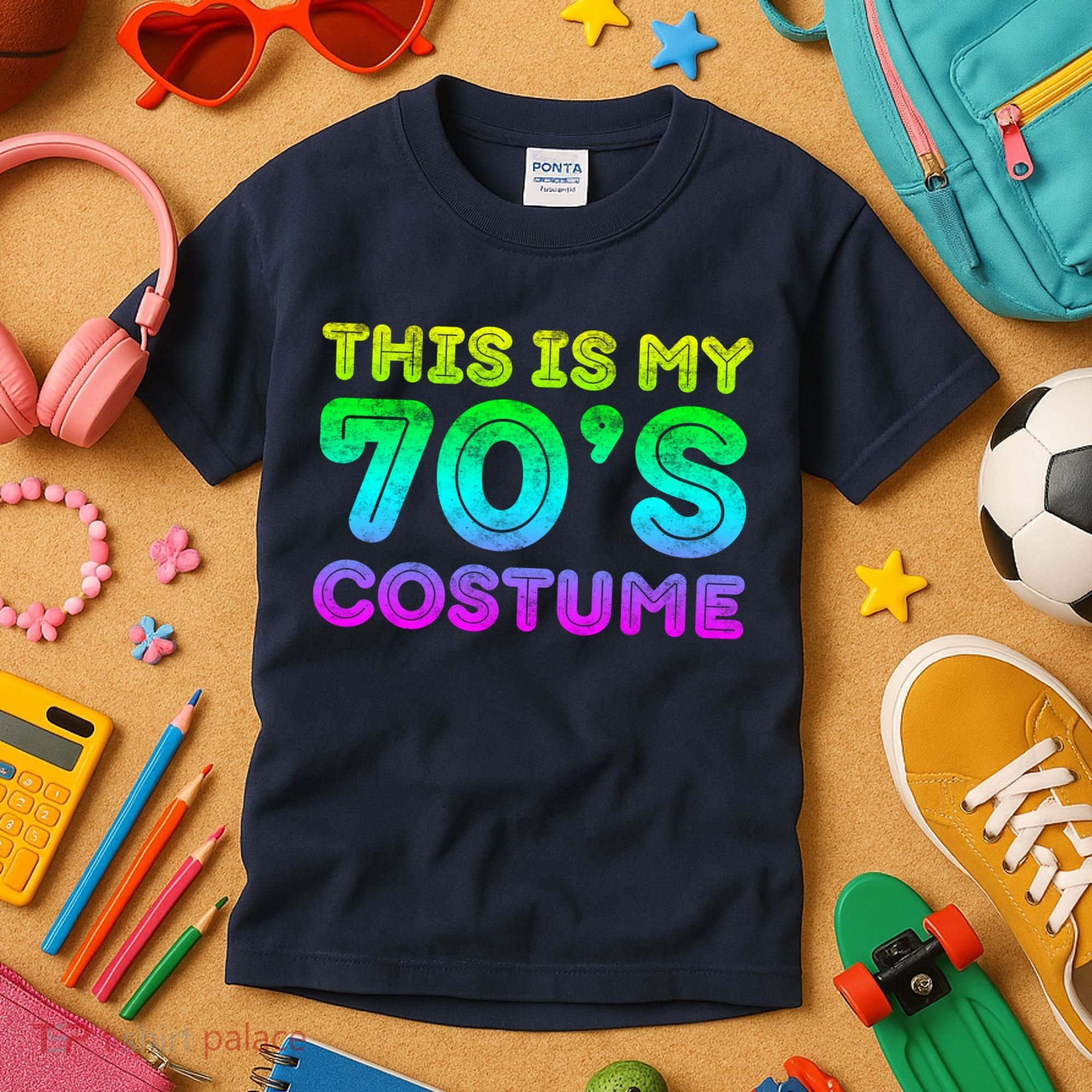 This Is My 70s Costume, 1970s Party Kids T-Shirt