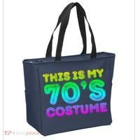 This Is My 70s Costume, 1970s Party Tote Bag thumb 2