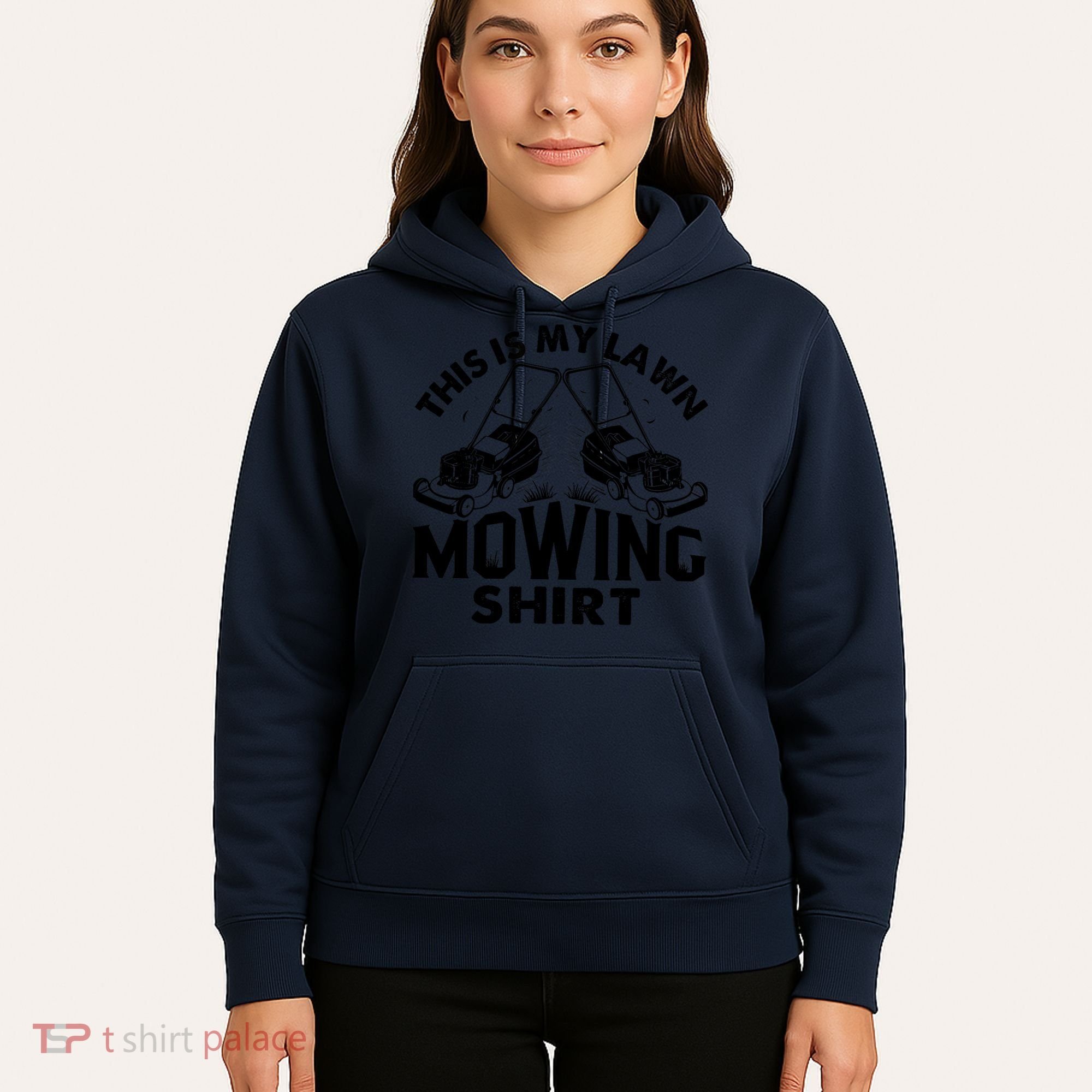 This Is My Lawn Mowing Funny Mower Gift Hoodie