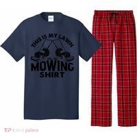 This Is My Lawn Mowing Funny Mower Gift Pajama Set thumb 0