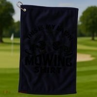 This Is My Lawn Mowing Funny Mower Gift Golf Towel thumb 1