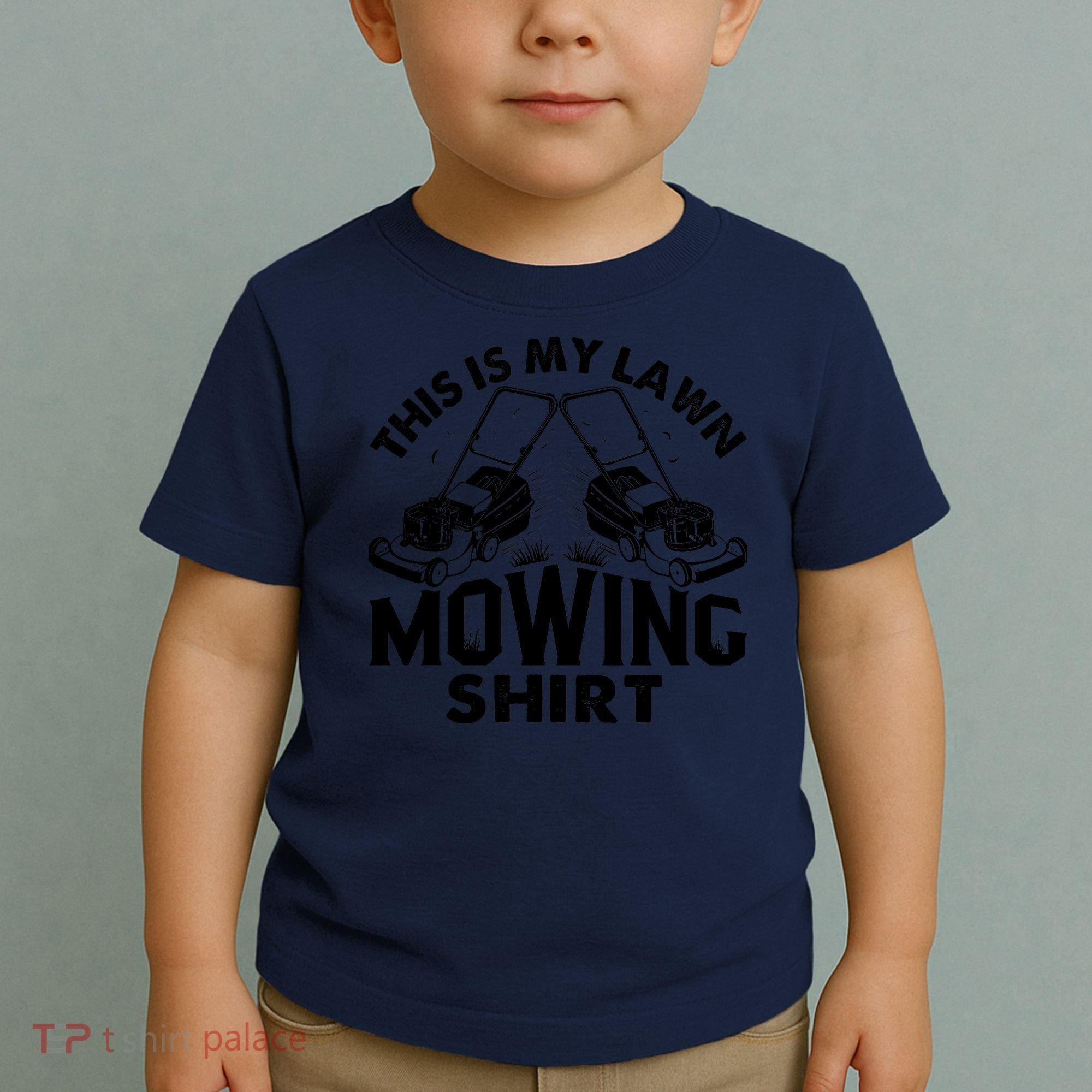 This Is My Lawn Mowing Funny Mower Gift Toddler T-Shirt