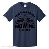 This Is My Lawn Mowing Funny Mower Gift Kids T-Shirt thumb 0