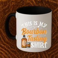 This Is My Bourbon Tasting Outfits Funny Bourbon Lovers Tank Top Coffee Mug thumb 2