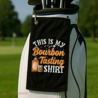 This Is My Bourbon Tasting Outfits Funny Bourbon Lovers Tank Top Golf Towel thumb 2