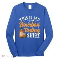 This Is My Bourbon Tasting Outfits Funny Bourbon Lovers Tank Top Long Sleeve Shirt thumb 0