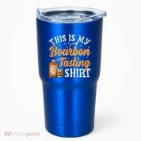 This Is My Bourbon Tasting Outfits Funny Bourbon Lovers Tank Top Tumbler thumb 0