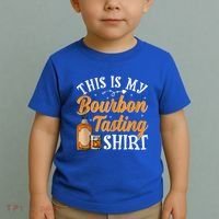 This Is My Bourbon Tasting Outfits Funny Bourbon Lovers Tank Top Toddler T-Shirt thumb 2