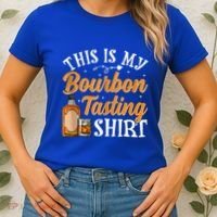 This Is My Bourbon Tasting Outfits Funny Bourbon Lovers Tank Top Women's T-Shirt thumb 2