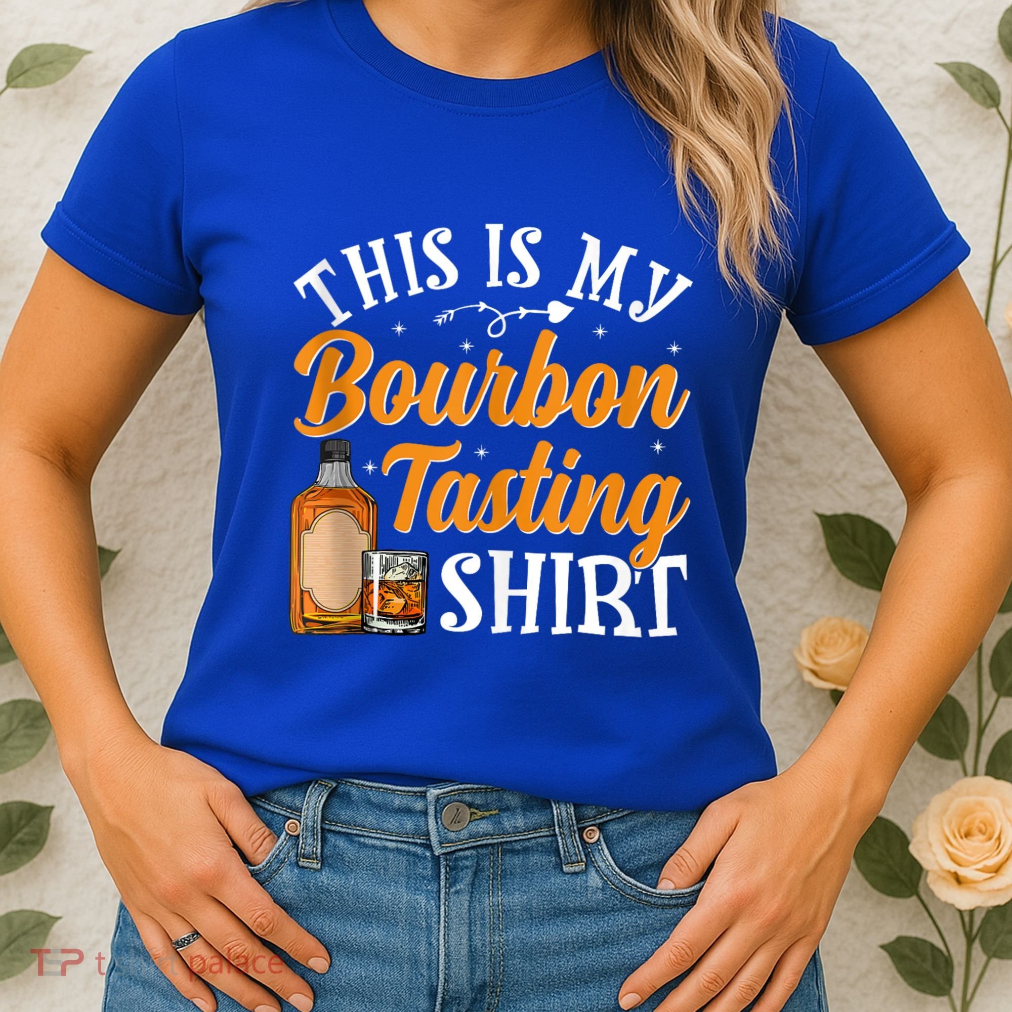 This Is My Bourbon Tasting Outfits Funny Bourbon Lovers Tank Top Women's T-Shirt