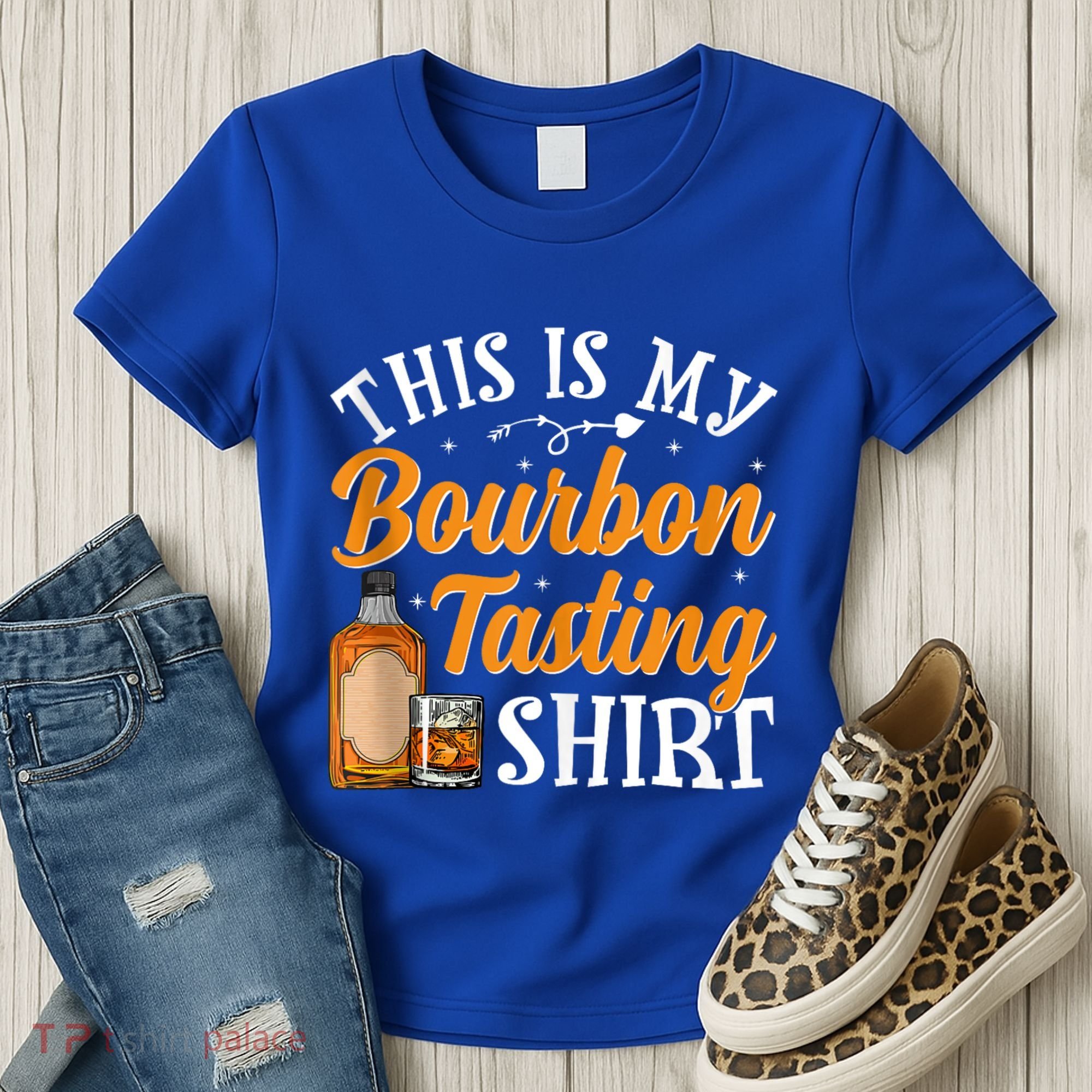 This Is My Bourbon Tasting Outfits Funny Bourbon Lovers Tank Top Women's T-Shirt