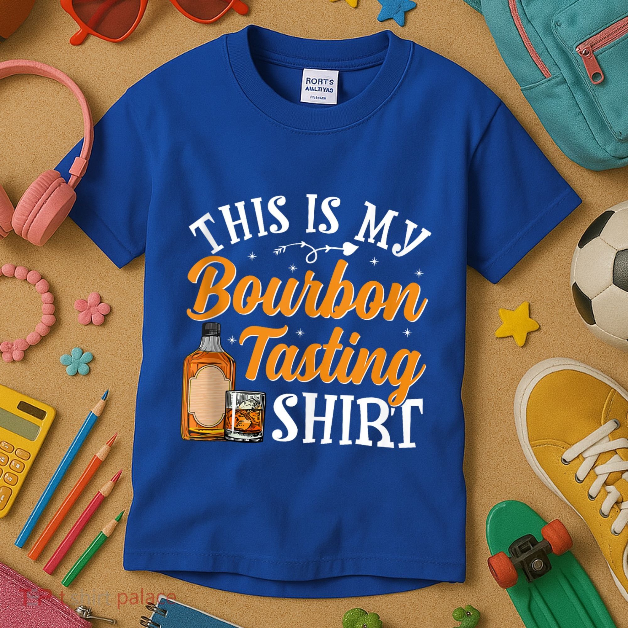 This Is My Bourbon Tasting Outfits Funny Bourbon Lovers Tank Top Kids T-Shirt