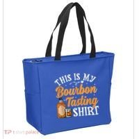 This Is My Bourbon Tasting Outfits Funny Bourbon Lovers Tank Top Tote Bag thumb 2