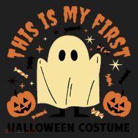 This Is My First Halloween Costume Cute Ghost Women's Sweatshirt thumb 2