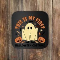 This Is My First Halloween Costume Cute Ghost Coaster thumb 0