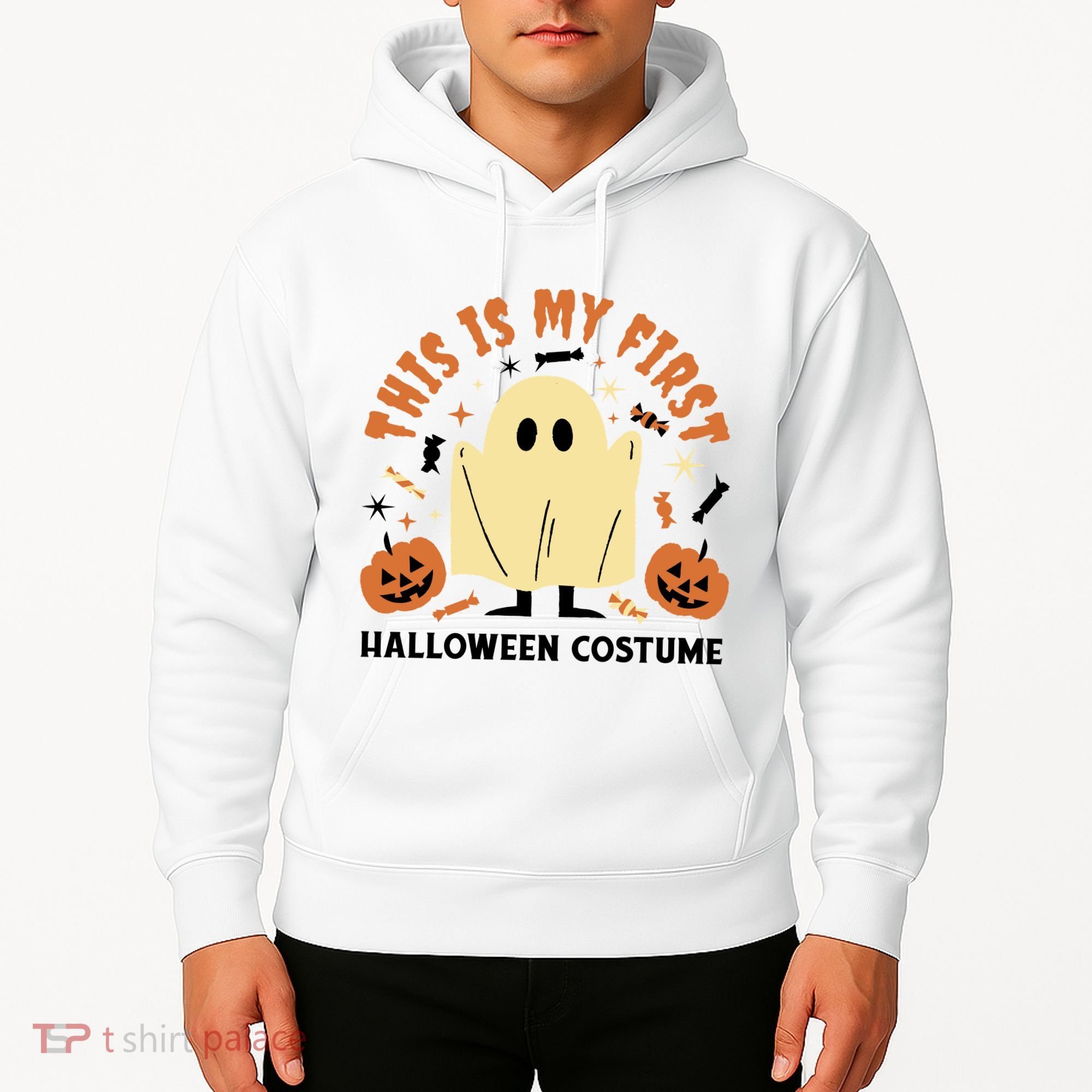 This Is My First Halloween Costume Cute Ghost Hoodie