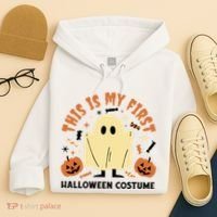 This Is My First Halloween Costume Cute Ghost Hoodie thumb 4