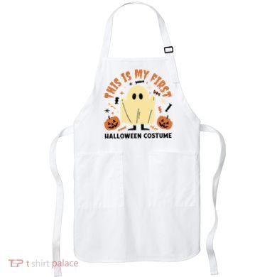 This Is My First Halloween Costume Cute Ghost Apron