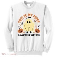 This Is My First Halloween Costume Cute Ghost Sweatshirt thumb 0