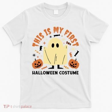 This Is My First Halloween Costume Cute Ghost T-Shirt