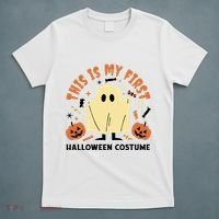 This Is My First Halloween Costume Cute Ghost T-Shirt thumb 5