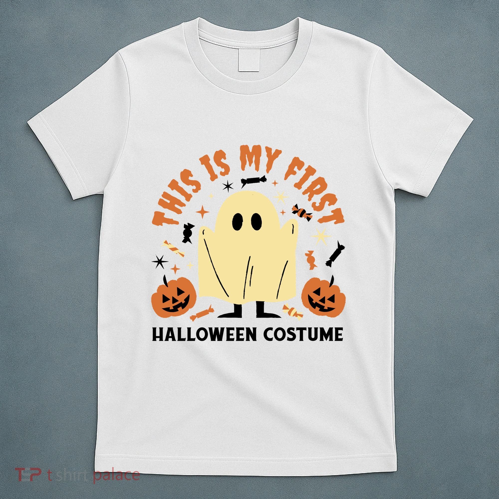 This Is My First Halloween Costume Cute Ghost T-Shirt