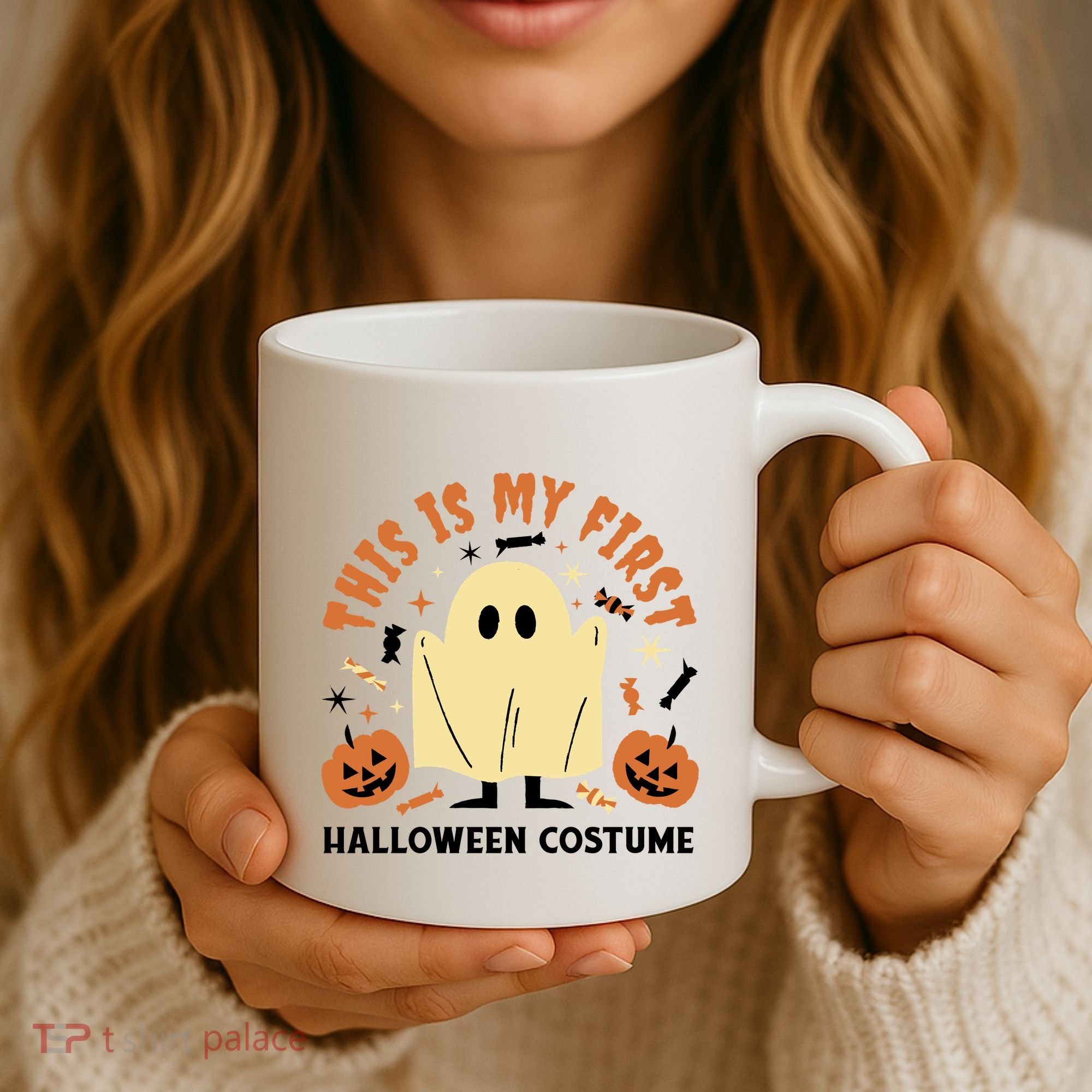 This Is My First Halloween Costume Cute Ghost Coffee Mug