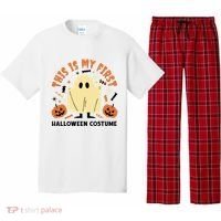 This Is My First Halloween Costume Cute Ghost Pajama Set thumb 0