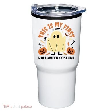 This Is My First Halloween Costume Cute Ghost Tumbler