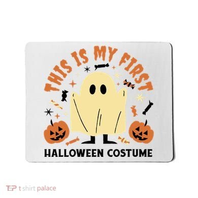 This Is My First Halloween Costume Cute Ghost Mousepad