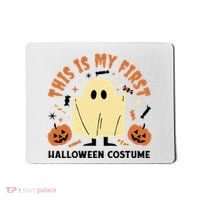 This Is My First Halloween Costume Cute Ghost Mousepad thumb 0