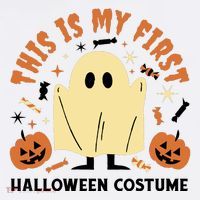 This Is My First Halloween Costume Cute Ghost Mousepad thumb 1