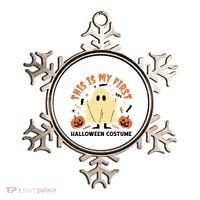 This Is My First Halloween Costume Cute Ghost Ornament thumb 0
